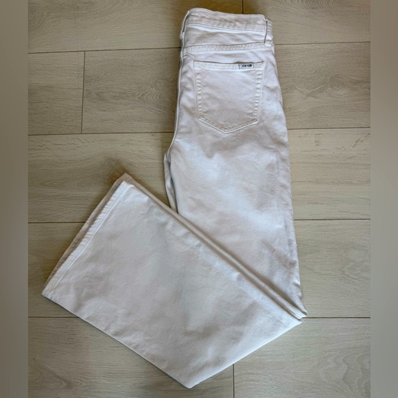 Joe's Jeans Wasteland High-Rise Flared Jeans White Size 28 - Picture 1 of 8